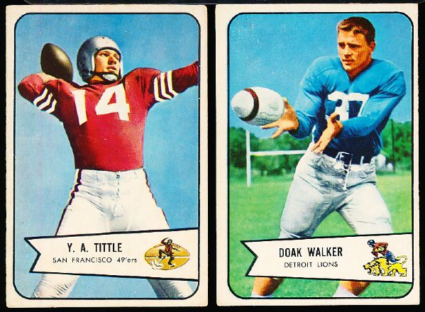 1954 Bowman Football- 2 Stars