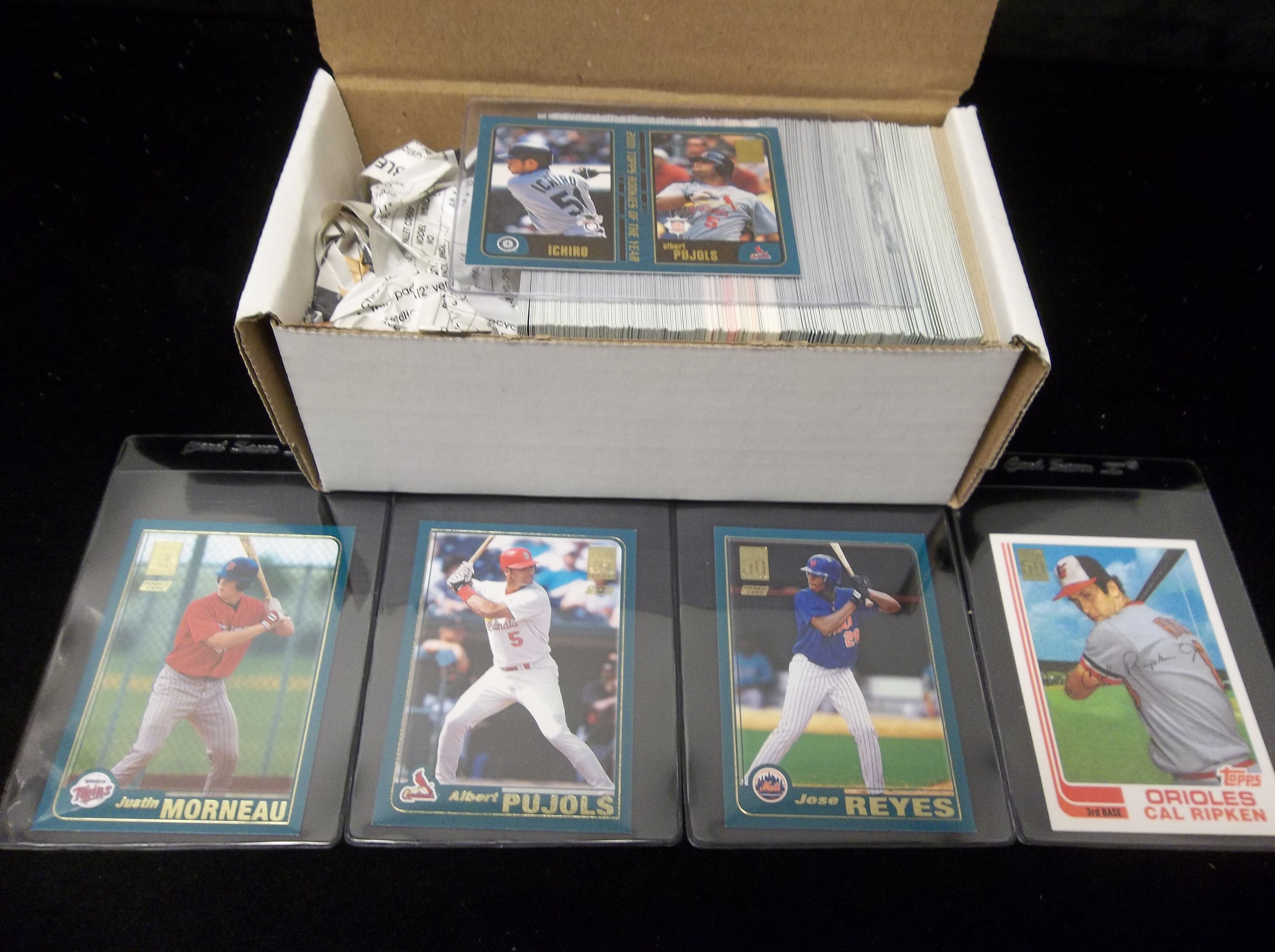 Lot Detail - 2001 Topps Traded Baseball Complete Set of 265 Cards