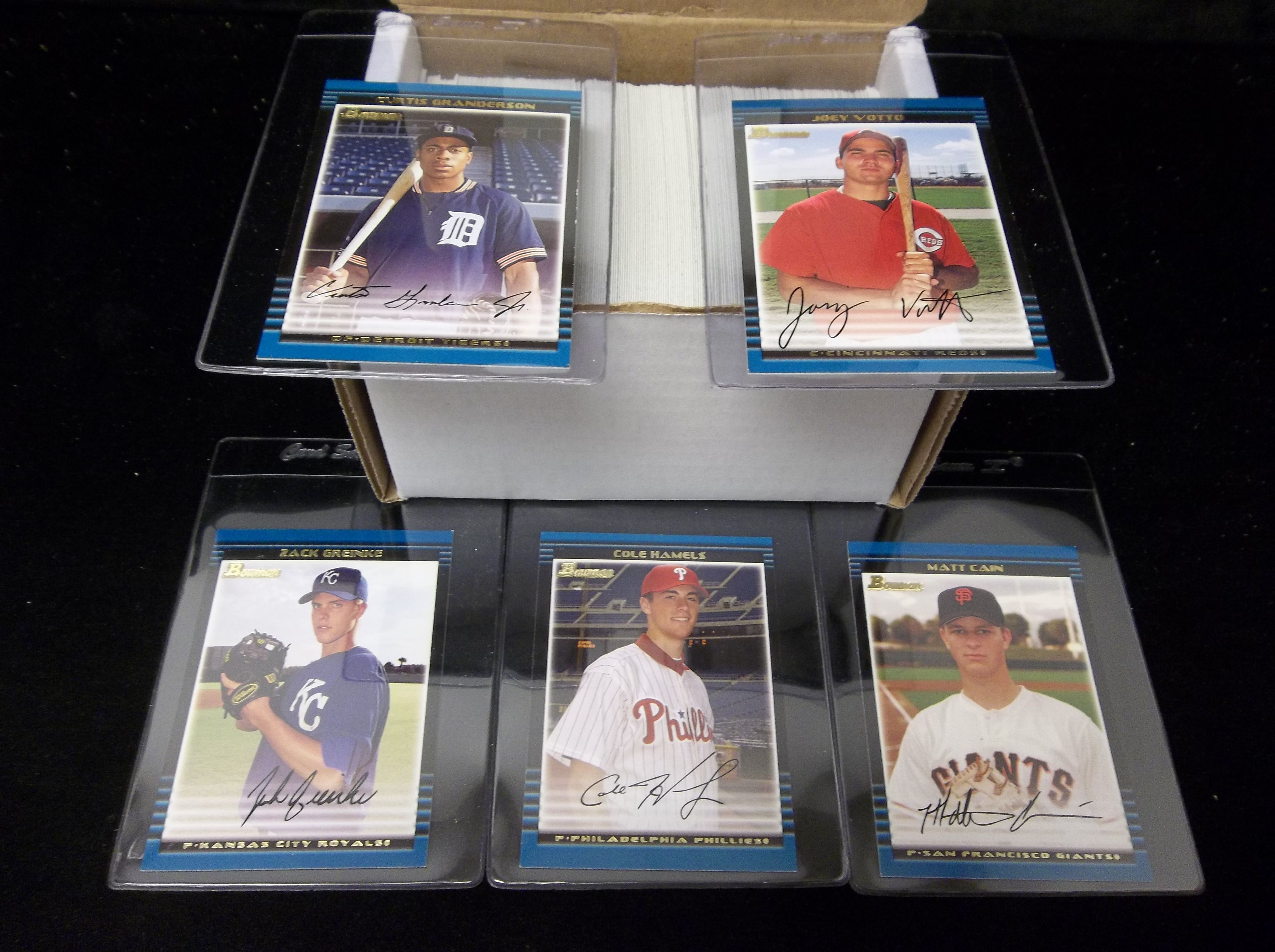 Lot Detail - 2002 Bowman Draft Baseball Near Complete Set- 164 of 165