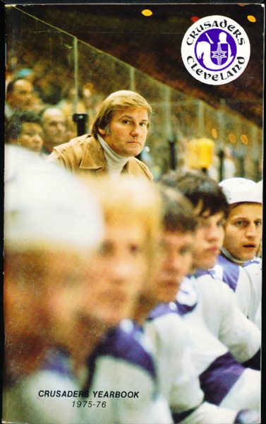 1975-76 Cleveland Crusaders WHA Hockey Media Guide