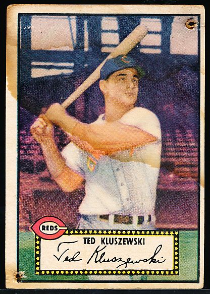 1952 Topps Bb- #29 Ted Kluszewski, Reds