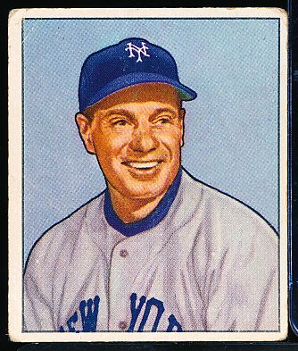 1950 Bowman Bb- #220 Leo Durocher, Giants- Hall of Famer! 