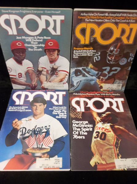 1976 Sport Magazine- 1 Complete Year of 12 Issues