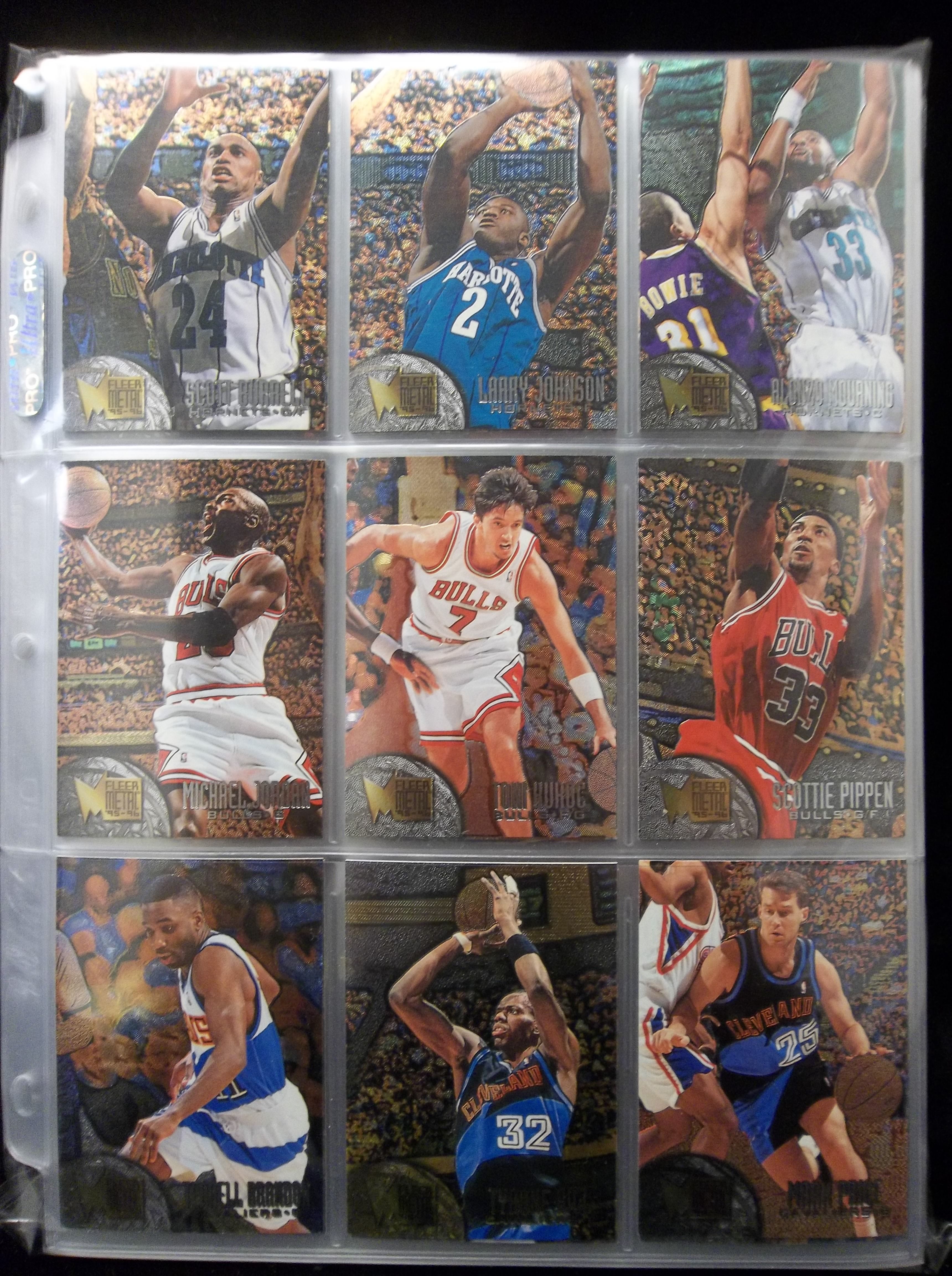 Lot Detail - 2 Diff. Basketball Set/Nr. Set in Pages Plus Inserts