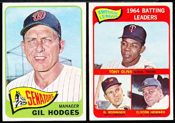 1965 Topps Bb- 2 Cards