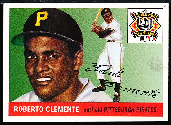 1994 Pittsburgh All-Star Game Roberto Clemente ’55 Topps Give-Away Card- #4 of 5