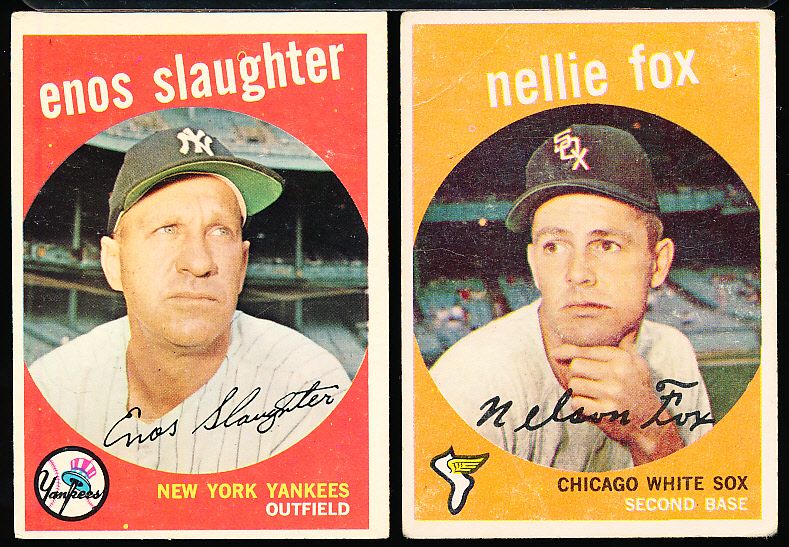 Lot Detail - 1959 Topps Bb- 4 Cards