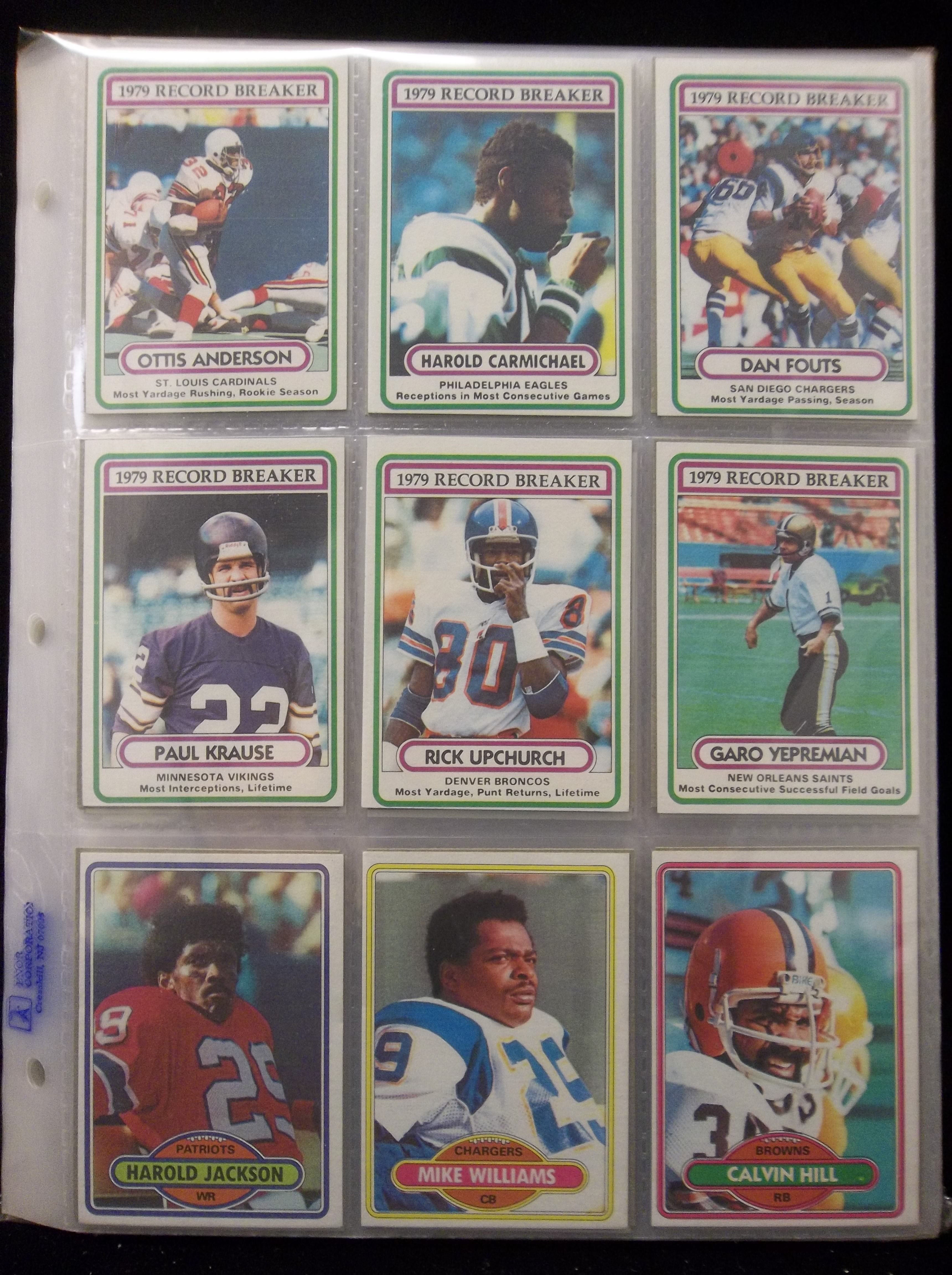 Lot Detail - 1980 Topps Football Complete Set of 528 in Pages