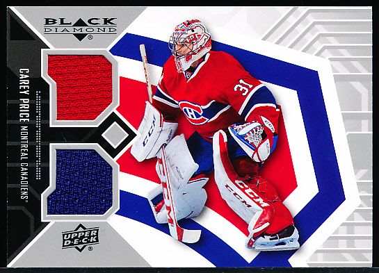 2014-15 Black Diamond Hockey- “Double Diamond Jerseys”- #MON-CP Carey Price, Canadiens