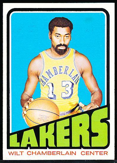 1972-73 Topps Bskbl. #1 Wilt Chamberlain, Lakers