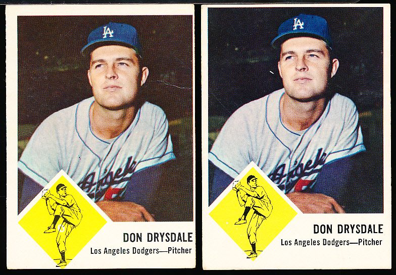 1963 Fleer Don Drysdale