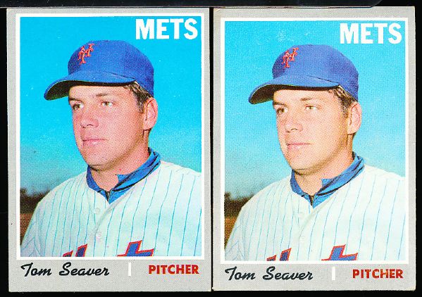 Lot Detail - 1970 Topps Bb- #300 Tom Seaver- 2 Cards