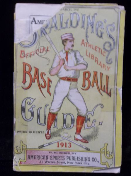 1913 Spalding’s Base Ball Guide