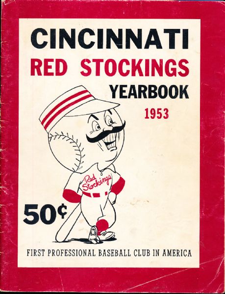 1953 Cincinnati Red Stockings Bsbl. Yearbook