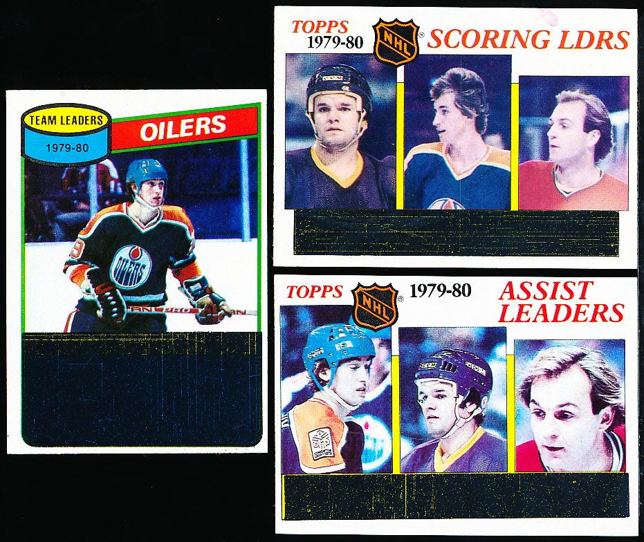 Lot Detail - 1980-81 Topps Hockey- 4 Asst. Subset Cards with Gretzky