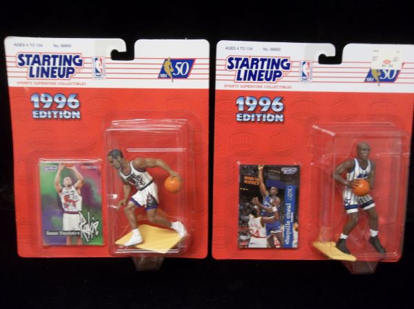 1996 Kenner Starting Line-Up Basketball- 2 Figures