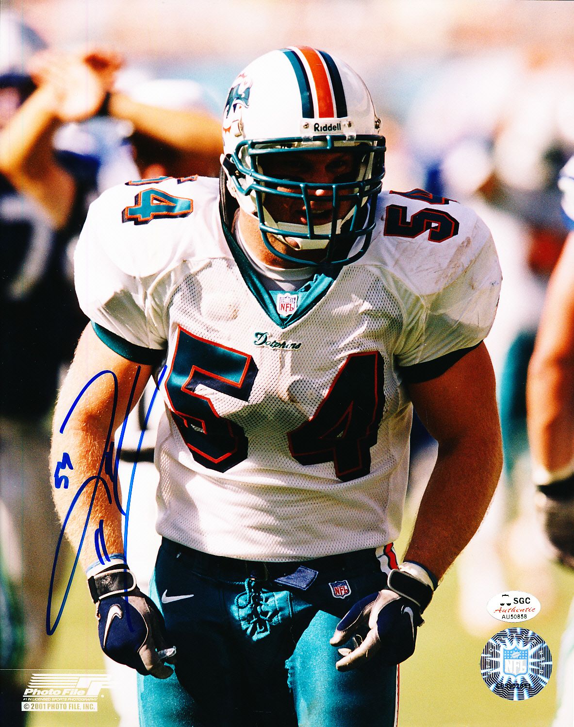 Zach Thomas Miami Dolphins 8x10 NFL Photograph HOF |