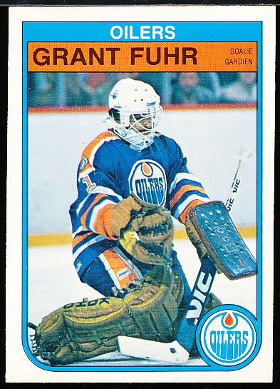 1982-83 O-Pee-Chee Hockey #105 Grant Fuhr RC, Oilers