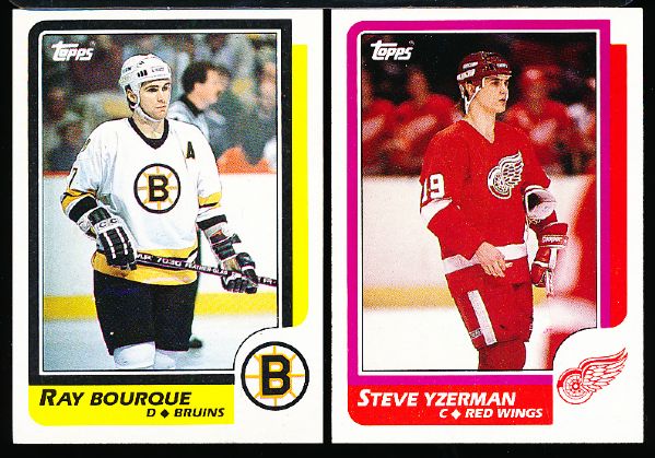 1986-87 Topps Hockey- 36 Diff. Star/Rookie Cards