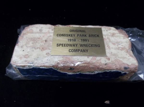 1991 Speedway Wrecking Company Bsbl.- Comiskey Park (Chicago, IL) Brick from Teardown