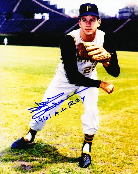 Don Schwall Autographed Pittsburgh Pirates Color 8” x 10” Photo