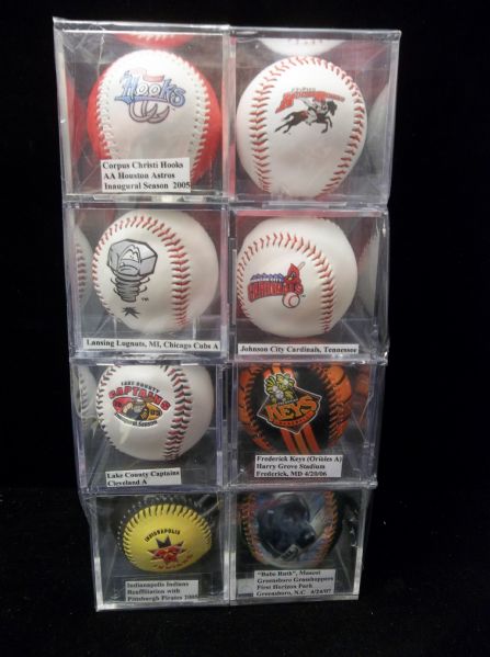 Minor League Baseball Team Logo Baseballs- 8 Diff.