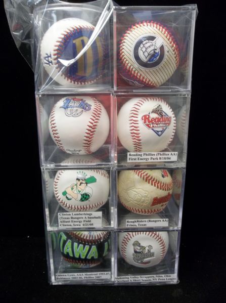 Minor League Baseball Team Logo Baseballs- 8 Diff.