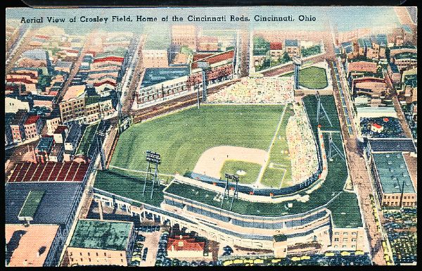 Crosley Field, Cinc. Stadium Postcard