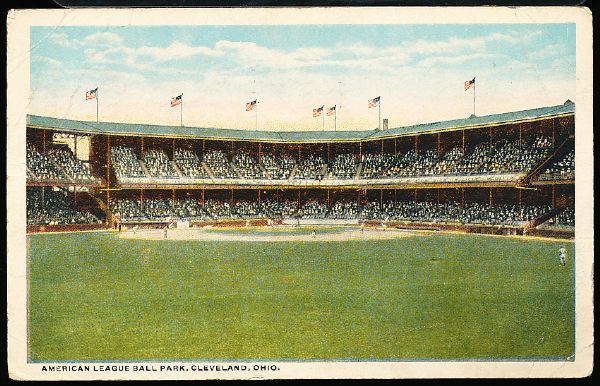 League Park Cleveland Stadium Postcard