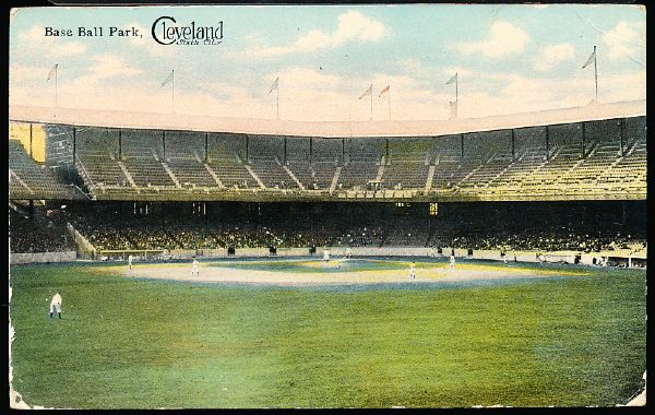 League Park Cleveland Stadium Postcard