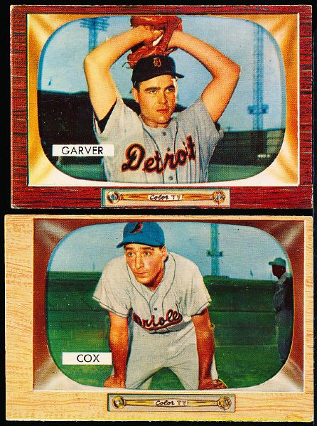 1955 Bowman Baseball- 9 Diff.