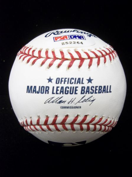 Lot Detail - Jerry Coleman Autographed Official MLB Bud Selig Bsbl ...