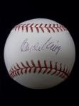 Clyde King Autographed Official MLB Bud Selig Bsbl.