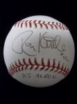 Ron Kittle Autographed Official MLB Bud Selig Bsbl.