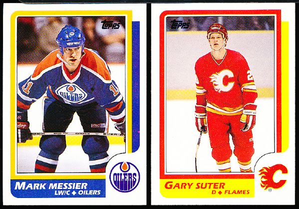 1986-87 Topps Hockey- 45 Asst. Star Cards