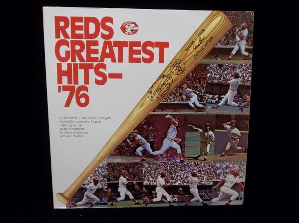 1976 Cincinnati Reds “Reds Greatest Hits- ‘76” 33-1/3 RPM Record- #NR-7813-1