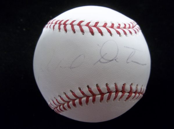 Richard Dotson Autographed Official MLB Selig Baseball