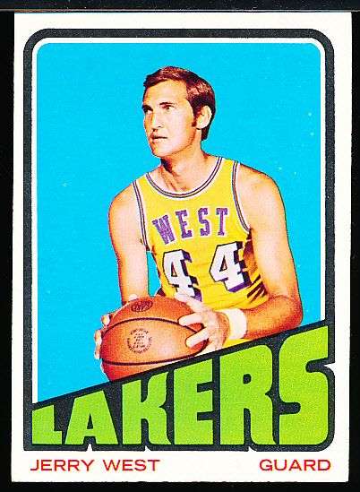 1972-73 Topps Bskt.- #75 Jerry West, Lakers