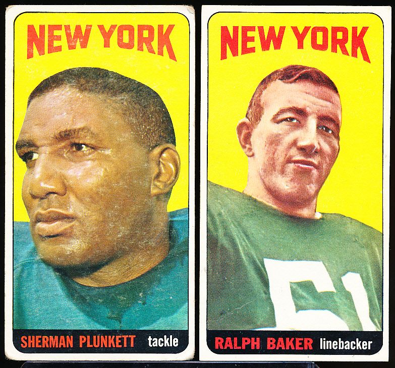 Lot Detail - 1965 Topps Fb- 4 Diff. NY Jets