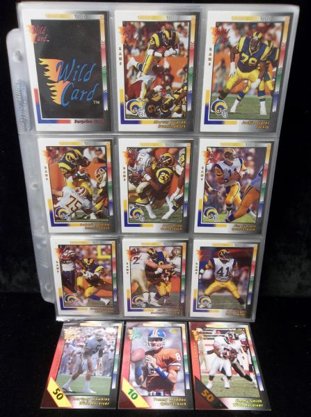 1992 Wild Card NFL- Complete Set of 460