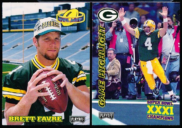 1997 Playoff Green Bay Packers Super Bowl XXXI Champions Complete Set of 50