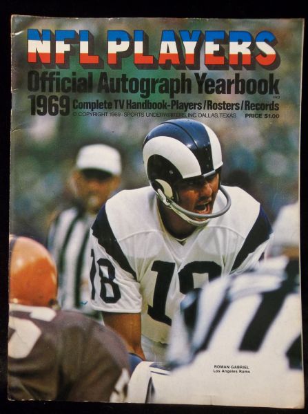 1969 NFL Players Official Autograph Yearbook