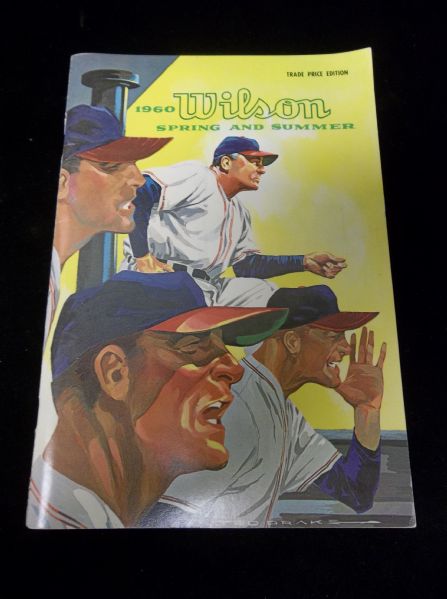 Wilson 1960 Spring & Summer Catalog- Baseball Cover