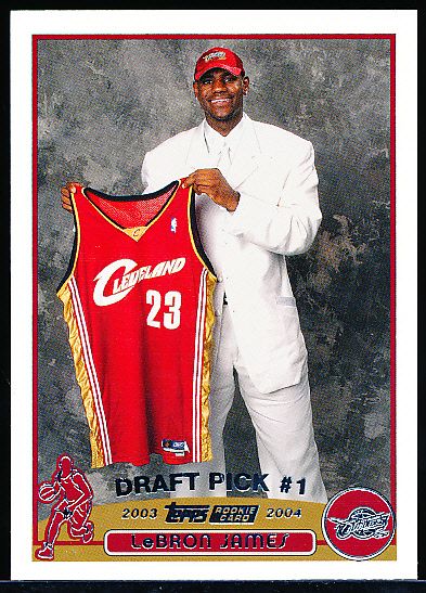 2003-04 Topps Bskbl. #221 LeBron James RC, Cavaliers