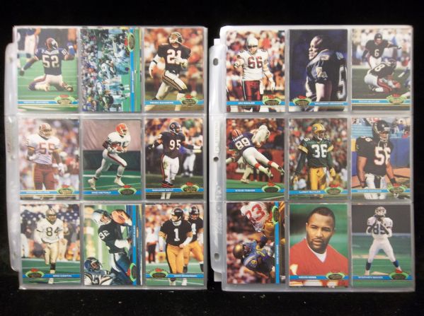 1991 Stadium Club Football- Complete Set of 500