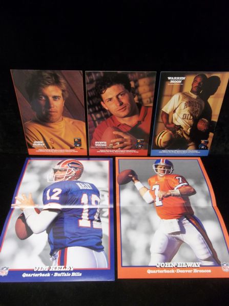 1993 Wheaties Fold-Out Mini Posters Complete Set of 4