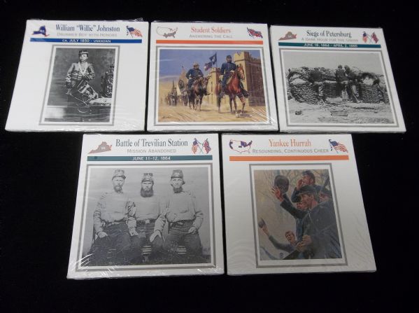 1993-95 Atlas Editions American Civil War Subscription Cards- Series #96 to #100- (100 Diff. Cards)