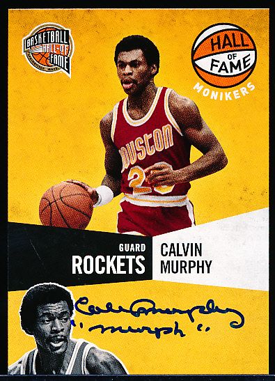 2010-11 Panini Basketball Hall of Fame “Hall of Fame Monikers” #23 Calvin Murphy, Rockets