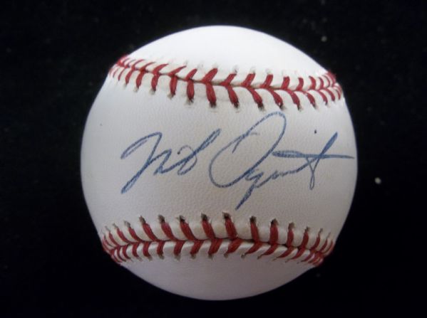 Lot Detail - Mike Oquist Autographed Official MLB (Bud Selig ...