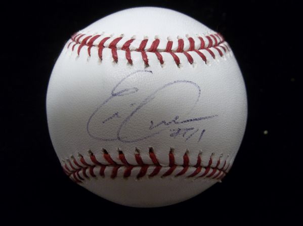 Eric Owens Autographed Official MLB (Bud Selig Commissioner) Baseball